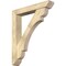 Ekena Millwork Olympic Slat Rough Sawn Bracket w/ Offset Brace, Douglas Fir, 6"W x 34"D x 40"H BKT0604X34X40OLY06RDF - alternate 1
